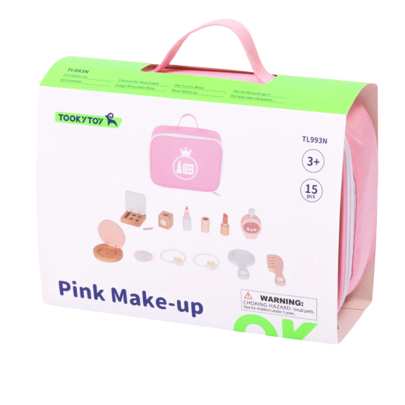 Tooky Toy Drewniany Zestaw Kosmetyczny Salon Piękności 3+ | BUBA TOYS