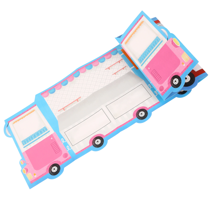 Tookyland Naklejki Wielorazowe Straż Pożarna i Lodziarnia 3+ | BUBA TOYS
