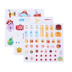 Tookyland Naklejki Wielorazowe Straż Pożarna i Lodziarnia 3+ | BUBA TOYS