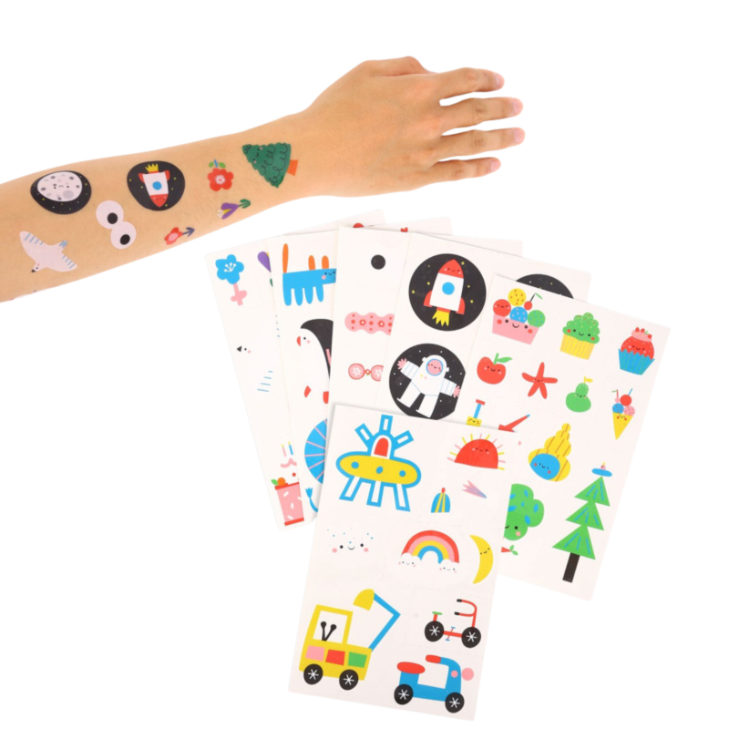 Tookyland Tatuaże dla Dzieci Zmywalne 56 Wzorów 3+ | BUBA TOYS