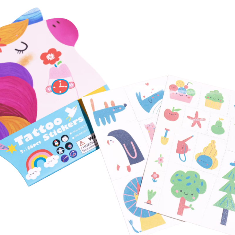 Tookyland Tatuaże dla Dzieci Zmywalne 56 Wzorów 3+ | BUBA TOYS
