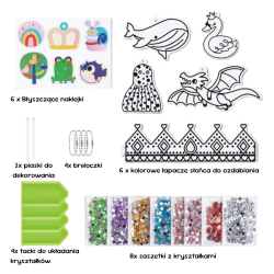 Meta title: Tookyland Mozaika Diamentowa Korona i Zawieszki DIY 6+ | BUBA TOYS