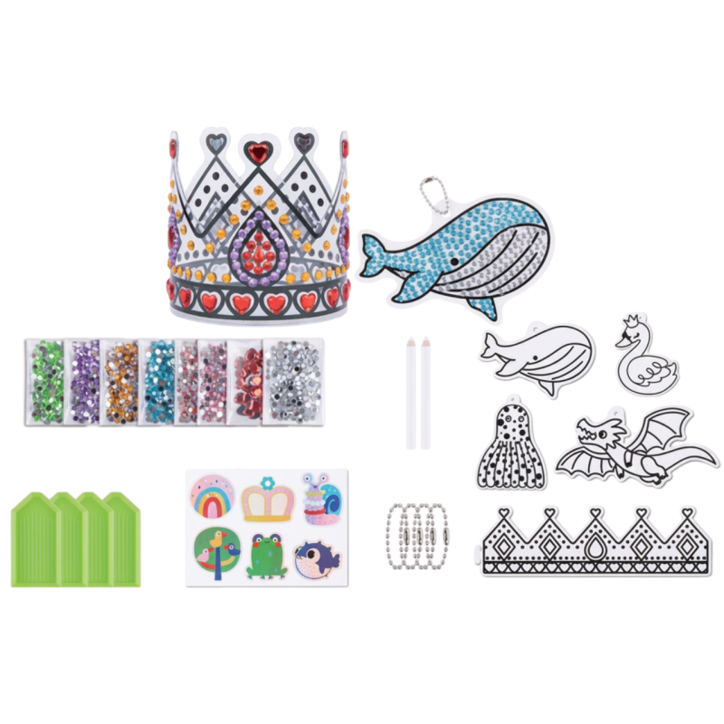 Meta title: Tookyland Mozaika Diamentowa Korona i Zawieszki DIY 6+ | BUBA TOYS