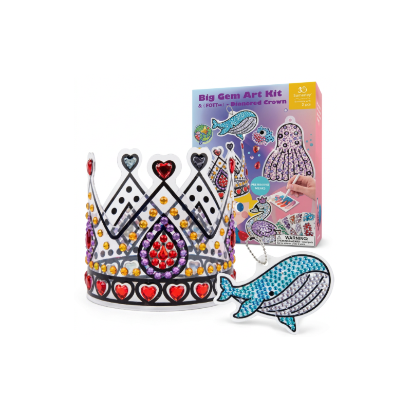 Meta title: Tookyland Mozaika Diamentowa Korona i Zawieszki DIY 6+ | BUBA TOYS