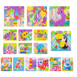 Tookyland Kolorowy Piasek Karnawał Sand Art 34 El. 3+ | BUBA TOYS