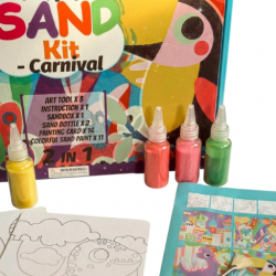 Tookyland Kolorowy Piasek Karnawał Sand Art 34 El. 3+ | BUBA TOYS