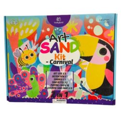 Tookyland Kolorowy Piasek Karnawał Sand Art 34 El. 3+ | BUBA TOYS