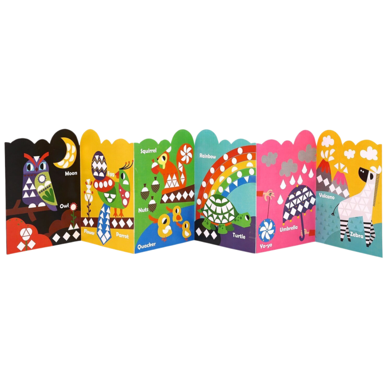 Tookyland Zestaw Kreatywny 4w1 Naklejki Mozaika DIY 3+ | BUBA TOYS