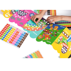 Tookyland Zestaw Kreatywny 4w1 Naklejki Mozaika DIY 3+ | BUBA TOYS