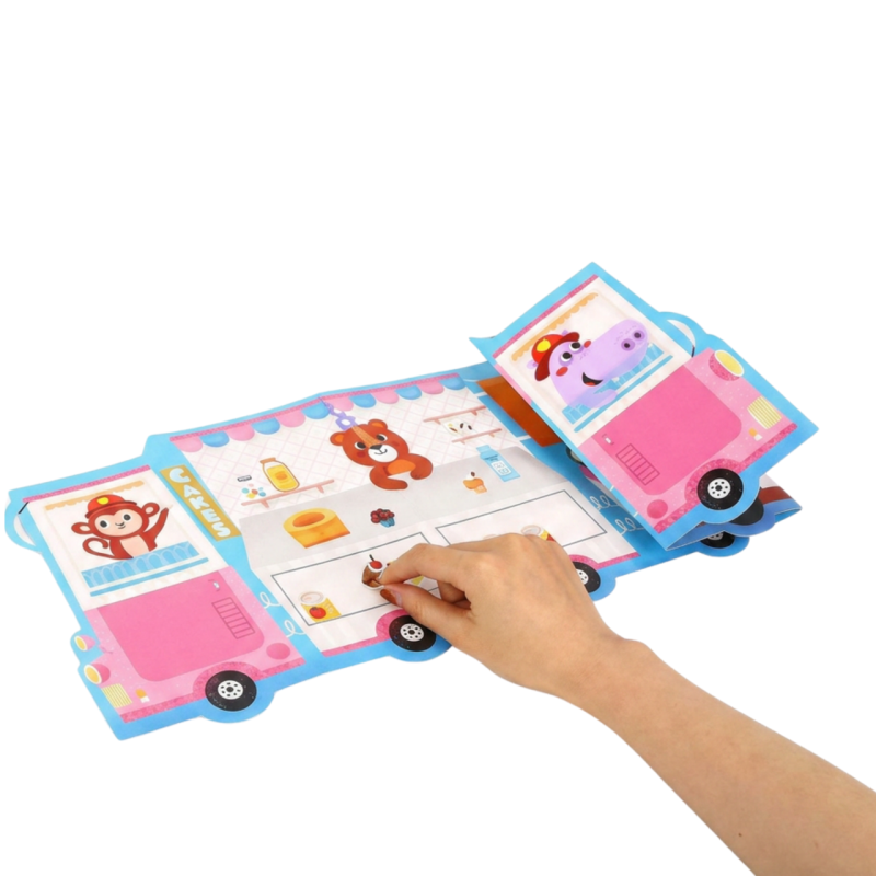 Tookyland Zestaw Kreatywny 4w1 Naklejki Mozaika DIY 3+ | BUBA TOYS