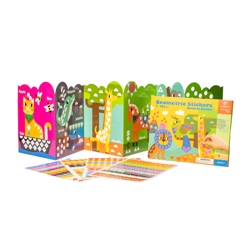 Tookyland Zestaw Kreatywny 4w1 Naklejki Mozaika DIY 3+ | BUBA TOYS