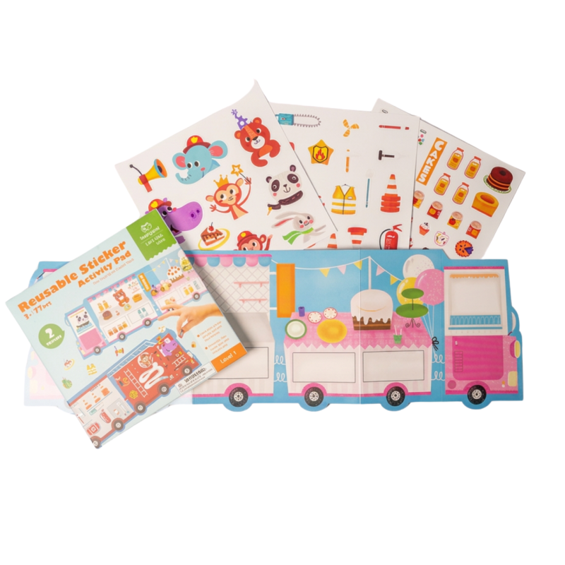 Tookyland Zestaw Kreatywny 4w1 Naklejki Mozaika DIY 3+ | BUBA TOYS
