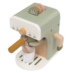 Tooky Toy Drewniany Ekspres do Kawy dla Dzieci z Akcesoriami 24m+ | BUBA TOYS