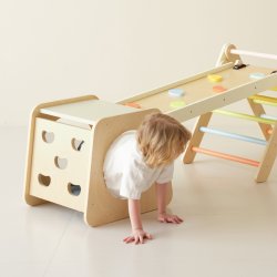 Classic World Zestaw Wspinaczkowy Montessori 5w1 Trójkąt Rampa 3+ | BUBA TOYS