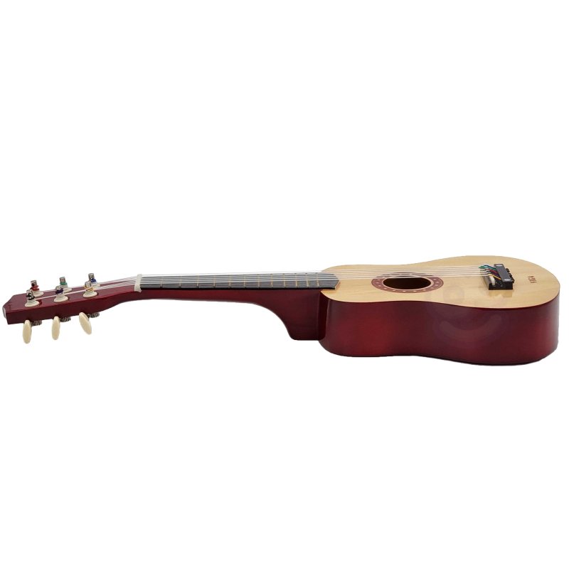 Viga Drewniana Gitara Akustyczna dla Dzieci Instrument 53 cm 3+ | BUBA TOYS