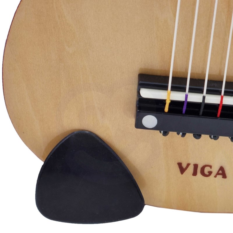 Viga Drewniana Gitara Akustyczna dla Dzieci Instrument 53 cm 3+ | BUBA TOYS