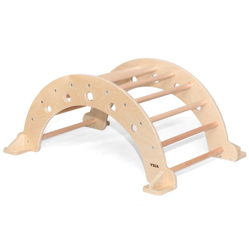 Viga Drewniany Bujak Montessori Huśtawka Równoważnia 18m+ | BUBA TOYS
