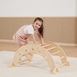 Viga Drewniany Bujak Montessori Huśtawka Równoważnia 18m+ | BUBA TOYS