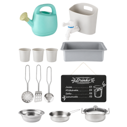 Drewniana Kuchnia Błotna Ogrodowa Mud Kitchen Outdoor 3+ | BUBA TOYS