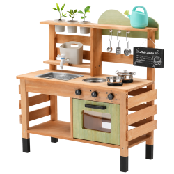Drewniana Kuchnia Błotna Ogrodowa Mud Kitchen Outdoor 3+ | BUBA TOYS