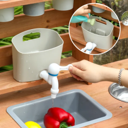 Drewniana Kuchnia Błotna Ogrodowa Mud Kitchen Outdoor 3+ | BUBA TOYS