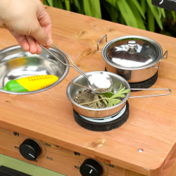 Drewniana Kuchnia Błotna Ogrodowa Mud Kitchen Outdoor 3+ | BUBA TOYS