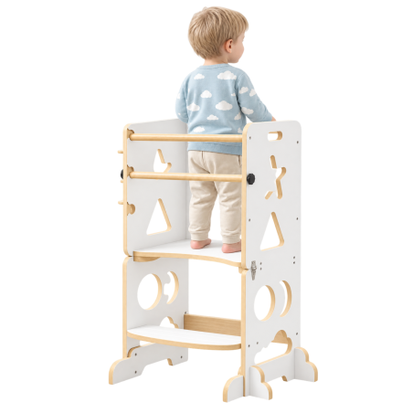 Drewniany Pomocnik Kuchenny 3w1 Kitchen Helper | BubaToys