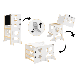 Drewniany Pomocnik Kuchenny 3w1 Kitchen Helper | BubaToys