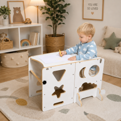 Drewniany Pomocnik Kuchenny 3w1 Kitchen Helper | BubaToys