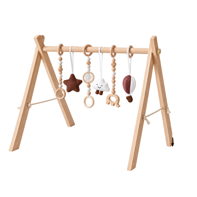 Drewniany Stojak Edukacyjny dla Niemowląt Niebo | Buba Toys