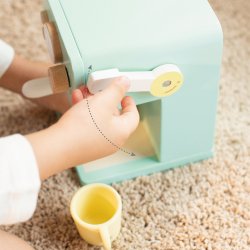Drewniany Ekspres do Kawy dla Dzieci z Akcesoriami 18m+ | Buba Toys