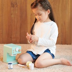 Drewniany Ekspres do Kawy dla Dzieci z Akcesoriami 18m+ | Buba Toys