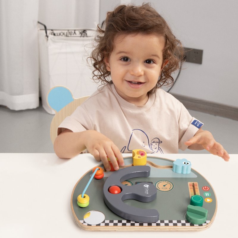 Classic World Tablica Manipulacyjna 6w1 Montessori 12m+ | Buba Toys