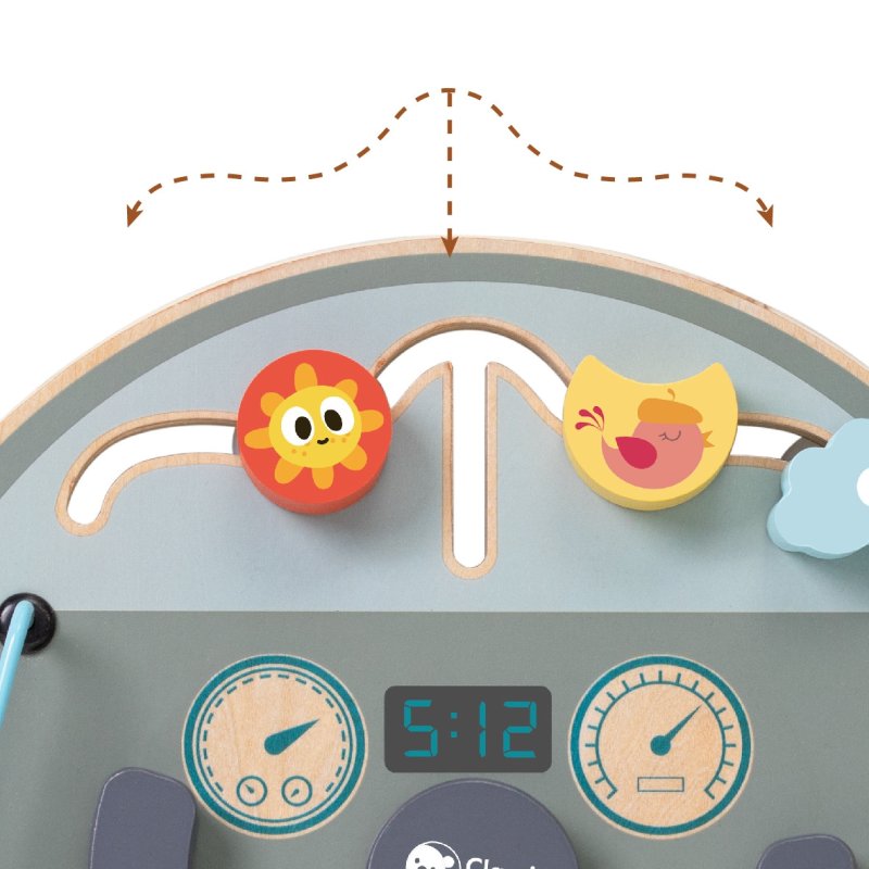 Classic World Tablica Manipulacyjna 6w1 Montessori 12m+ | Buba Toys