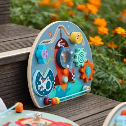 Classic World Tablica Manipulacyjna Sensoryczna 6w1 12m+ | Buba Toys