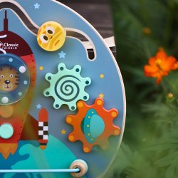 Classic World Tablica Manipulacyjna Sensoryczna 6w1 12m+ | Buba Toys