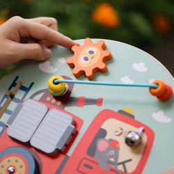 Classic World Tablica Manipulacyjna Straż Pożarna 6w1 12m+ | Buba Toys