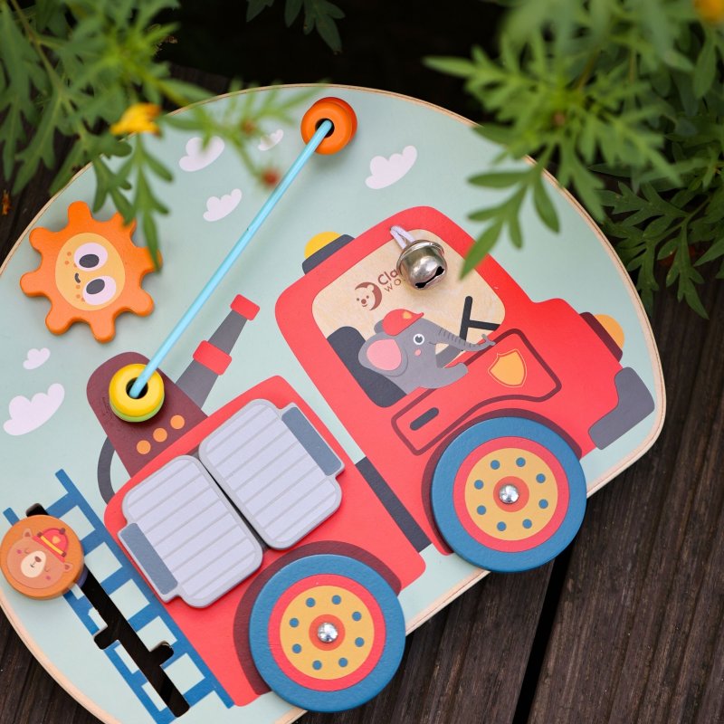 Classic World Tablica Manipulacyjna Straż Pożarna 6w1 12m+ | Buba Toys