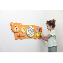 Viga Toys Tablica Manipulacyjna Miś Montessori 18m+ | Buba Toys