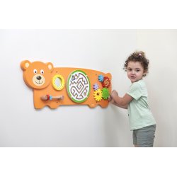 Viga Toys Tablica Manipulacyjna Miś Montessori 18m+ | Buba Toys