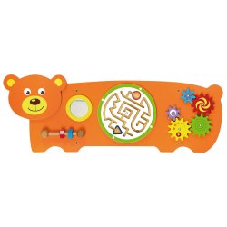 Viga Toys Tablica Manipulacyjna Miś Montessori 18m+ | Buba Toys
