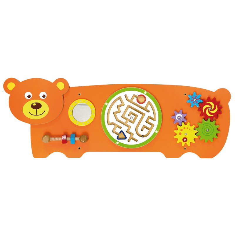 Viga Toys Tablica Manipulacyjna Miś Montessori 18m+ | Buba Toys