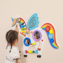 Viga Toys Tablica Manipulacyjna Jednorożec Montessori 3+ | Buba Toys